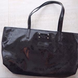 Kate Spade Perforated Patent Leather Tote